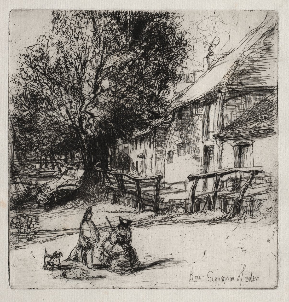 Côté de Kew - Francis Seymour Haden