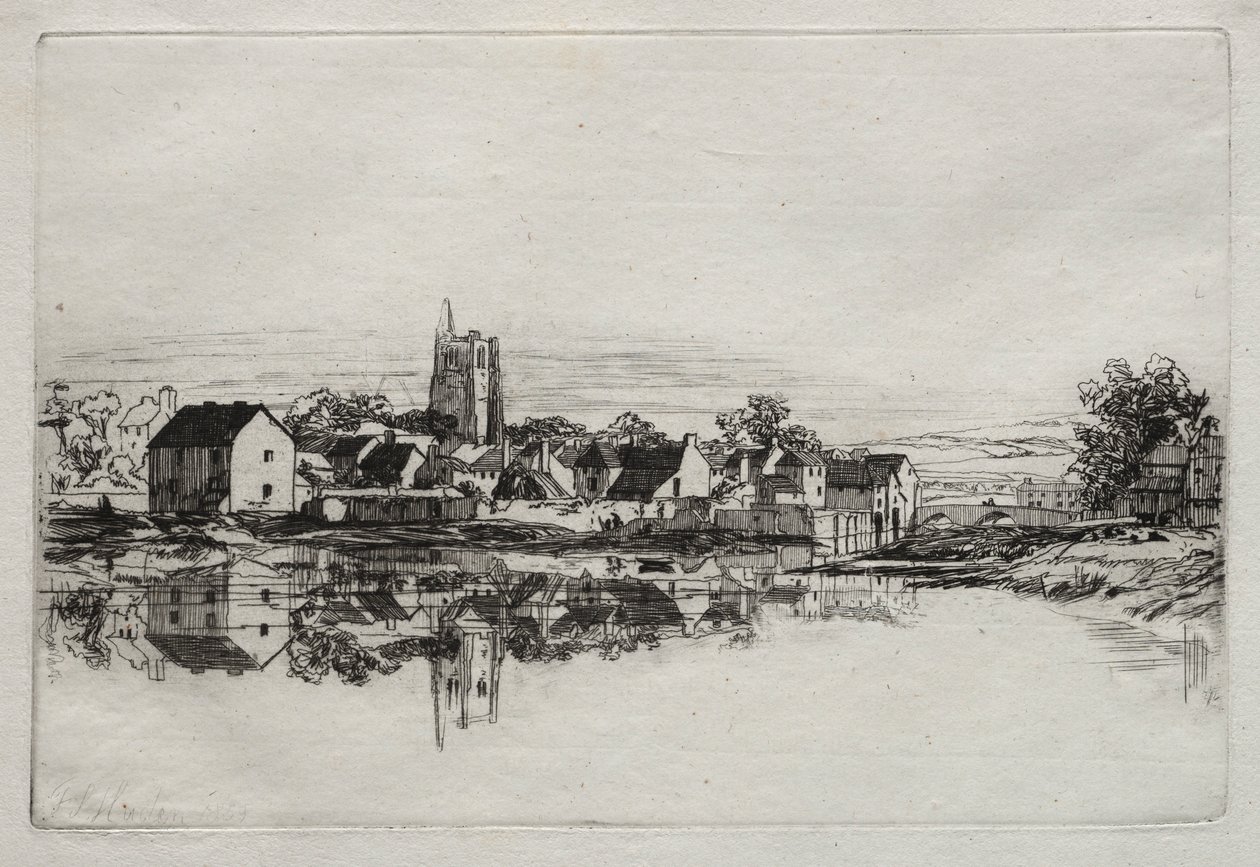 Ville de Kidwelly, 1859 - Francis Seymour Haden
