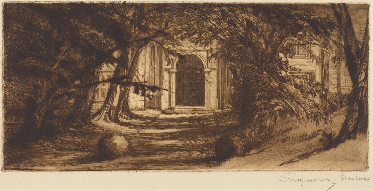 Mytton Hall - Francis Seymour Haden