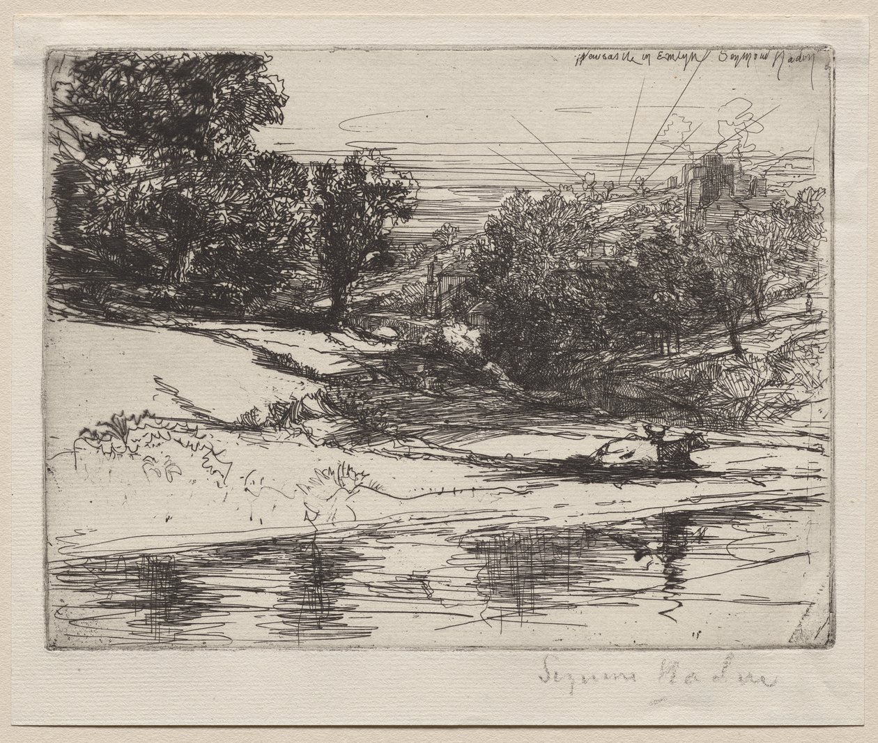 Newcastle à Emlyn - Francis Seymour Haden