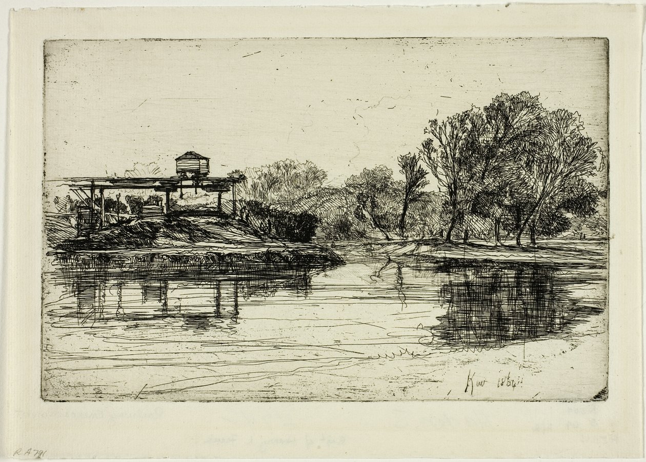 Empiètement ferroviaire - Francis Seymour Haden