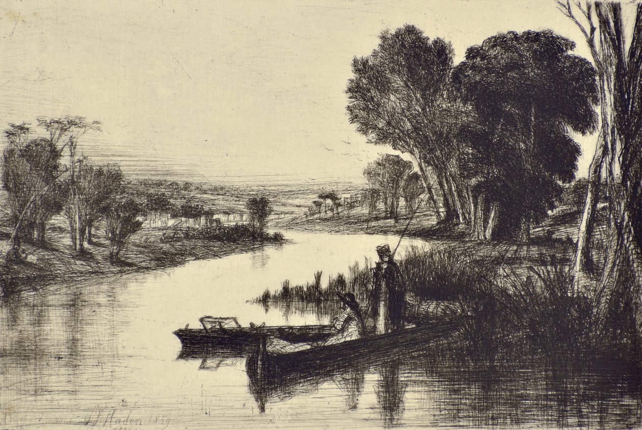 Pêcheurs de la Tamise No.1 - Francis Seymour Haden