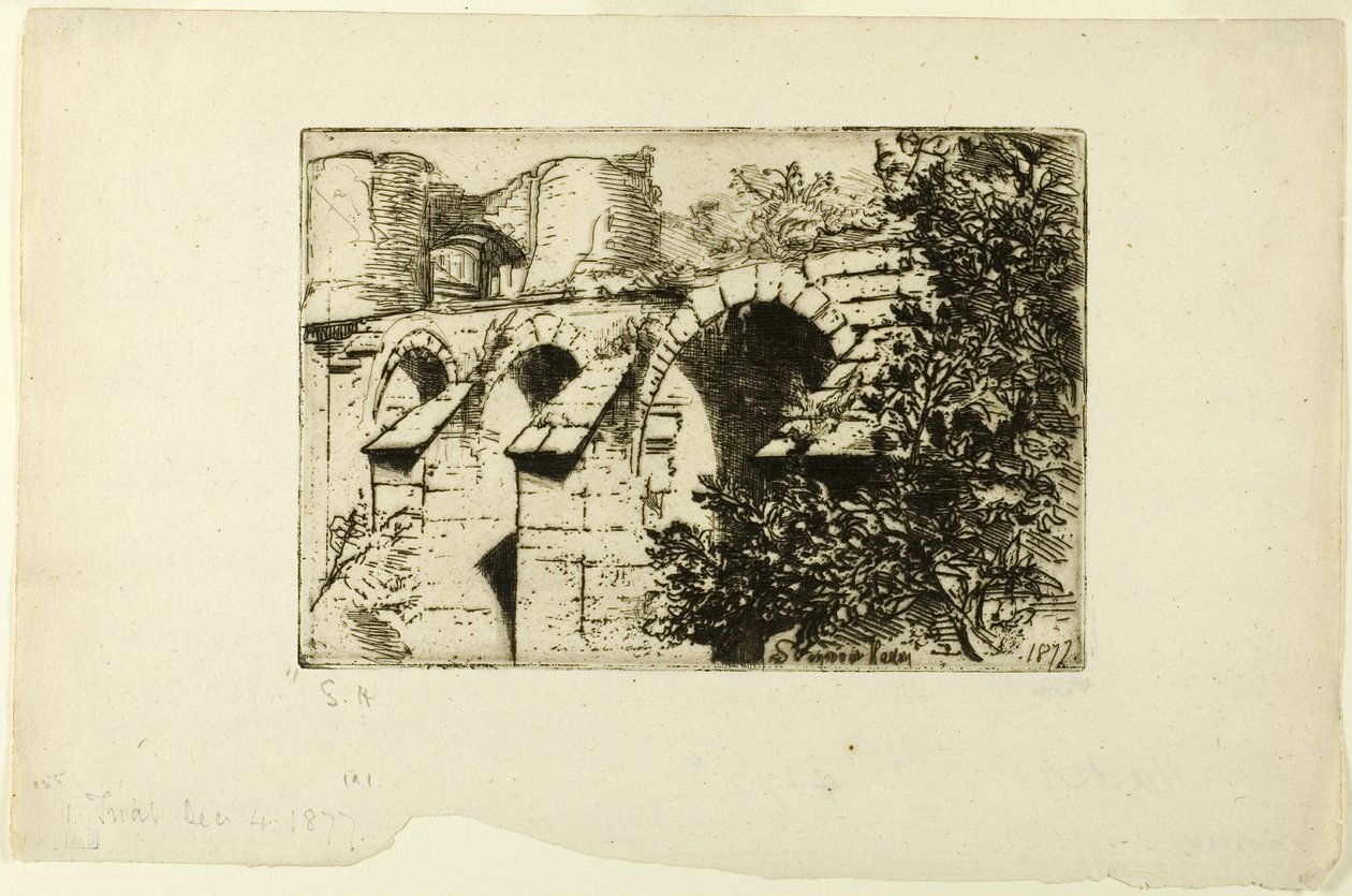 Le Pont du Château - Francis Seymour Haden
