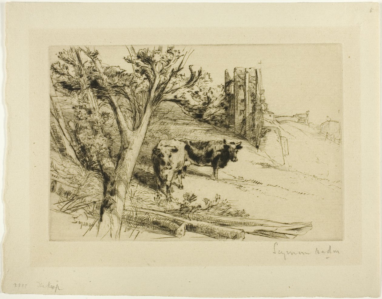 Le Donjon - Francis Seymour Haden