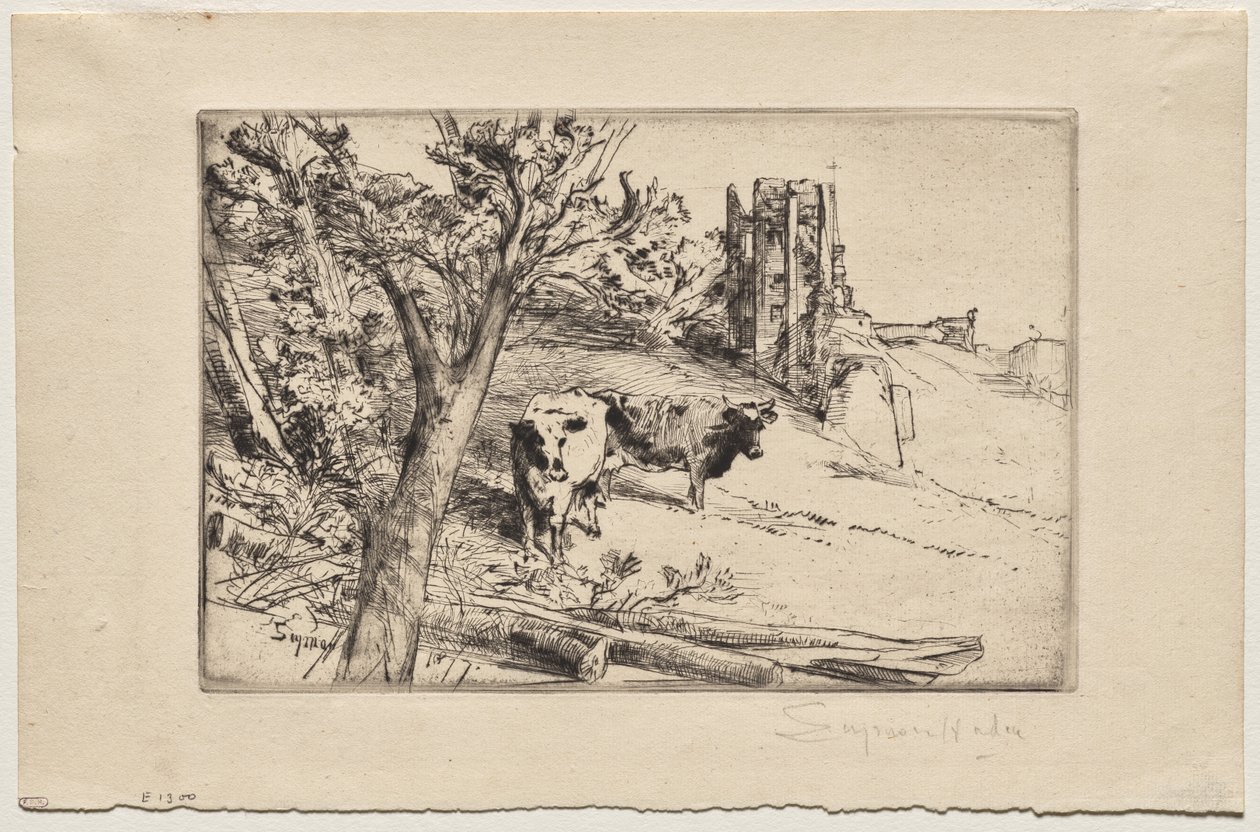 Le donjon - Francis Seymour Haden