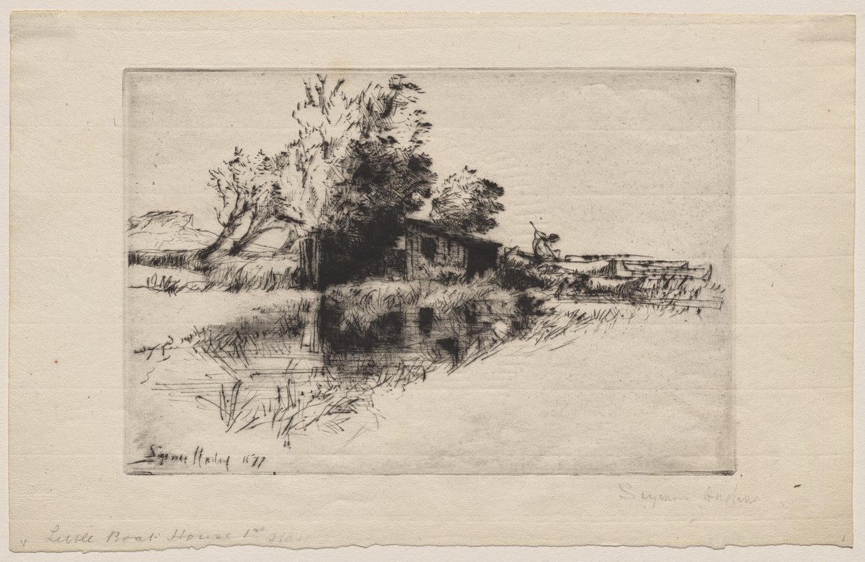 La petite maison de bateau - Francis Seymour Haden