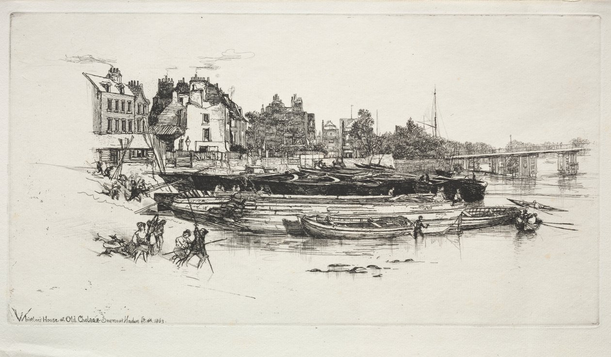 Maison de Whistler, Vieux Chelsea - Francis Seymour Haden