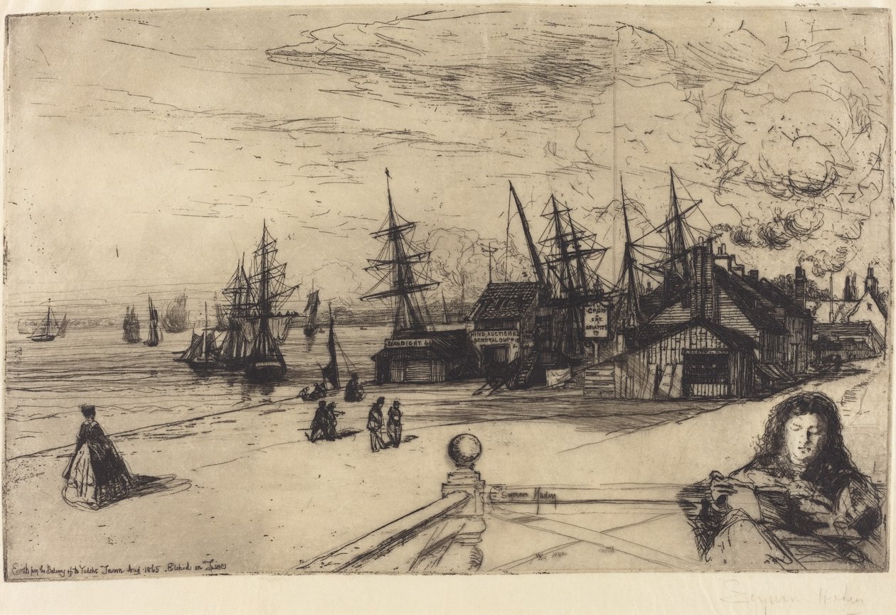 Taverne du Yacht, Erith - Francis Seymour Haden