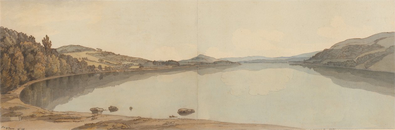 Lac Windermere - Francis Towne