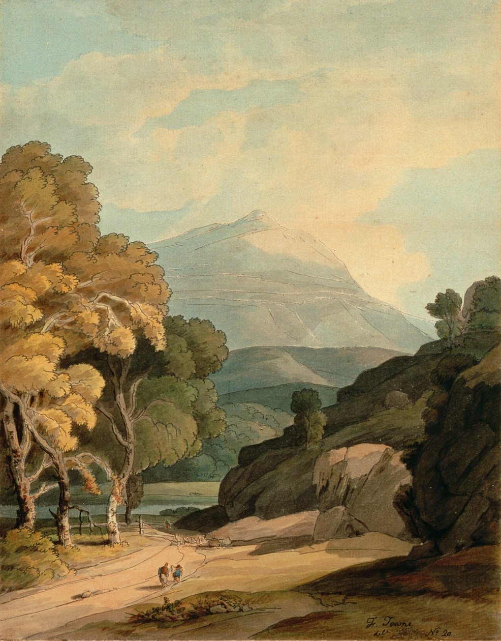 Près de Maentwrog, nord du Pays de Galles - Francis Towne