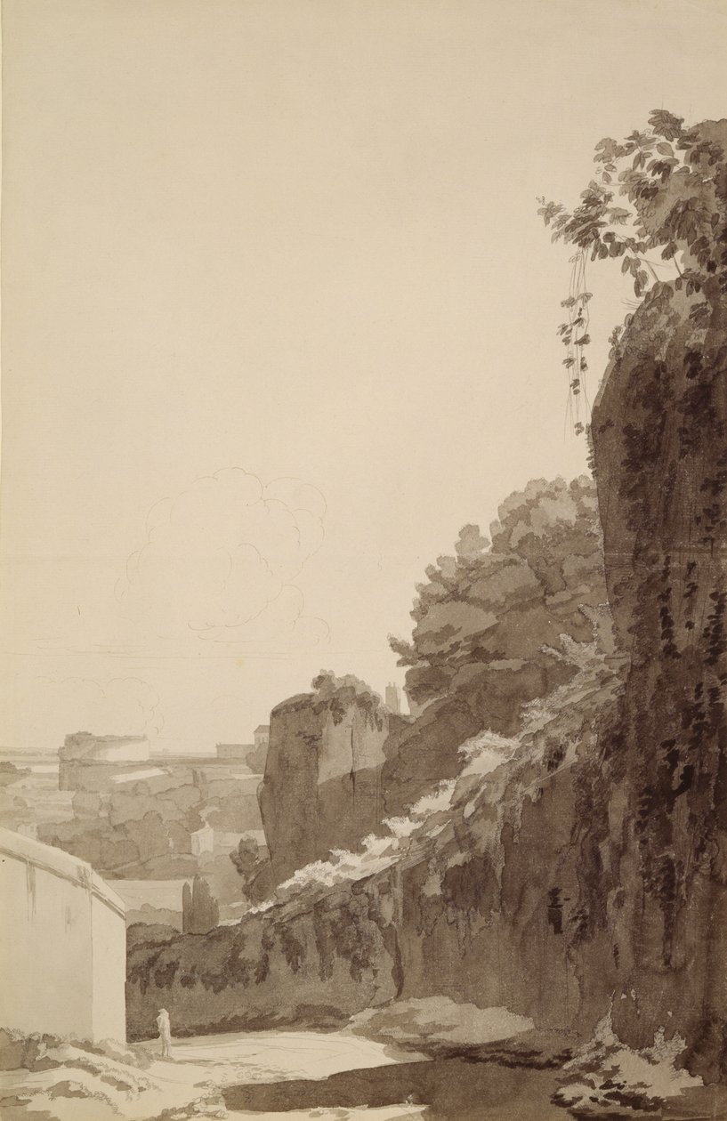 Les thermes de Caracalla - Francis Towne