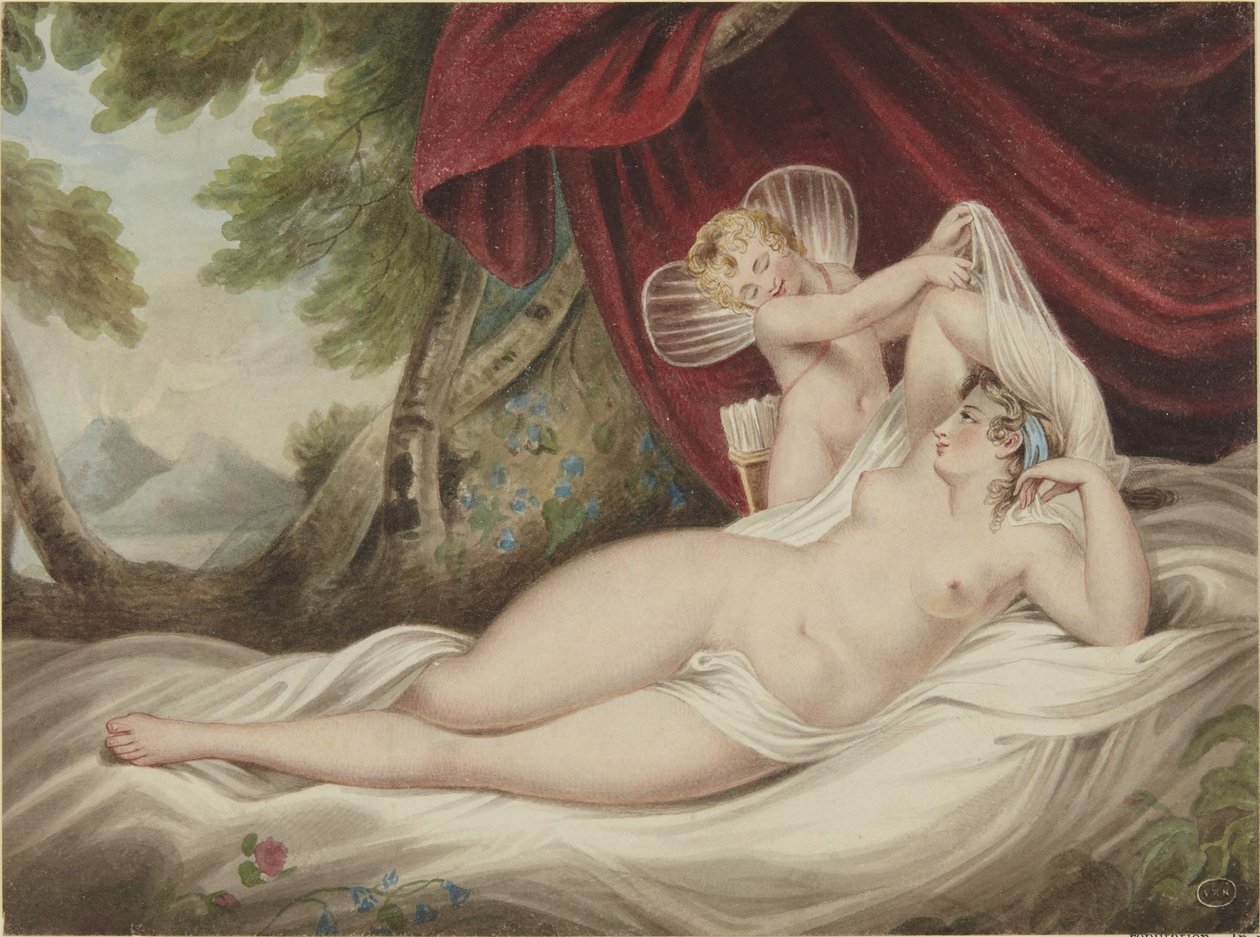 Cupidon dévoilant Vénus - Francis Wheatley