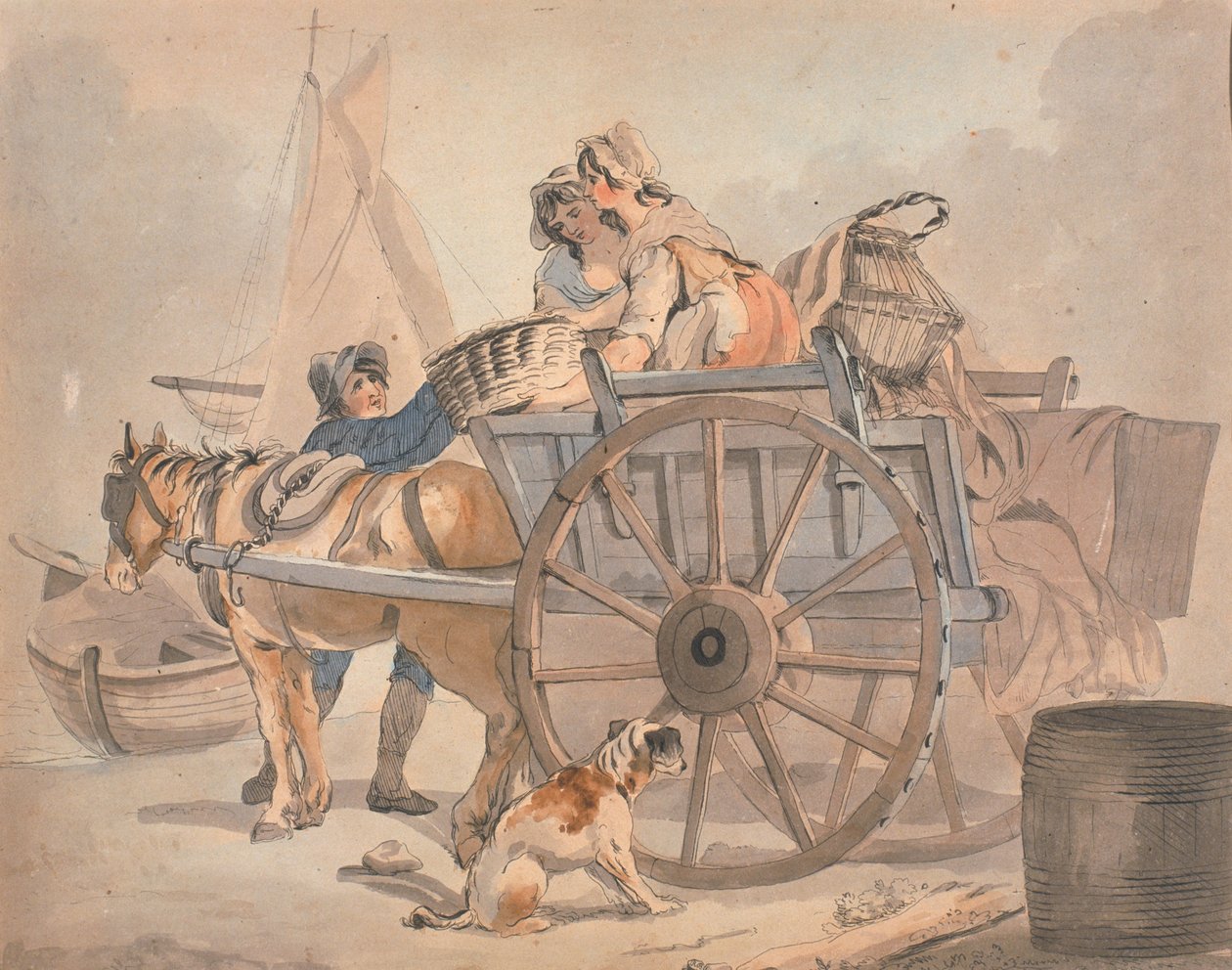 Le Chariot de Poisson - Francis Wheatley