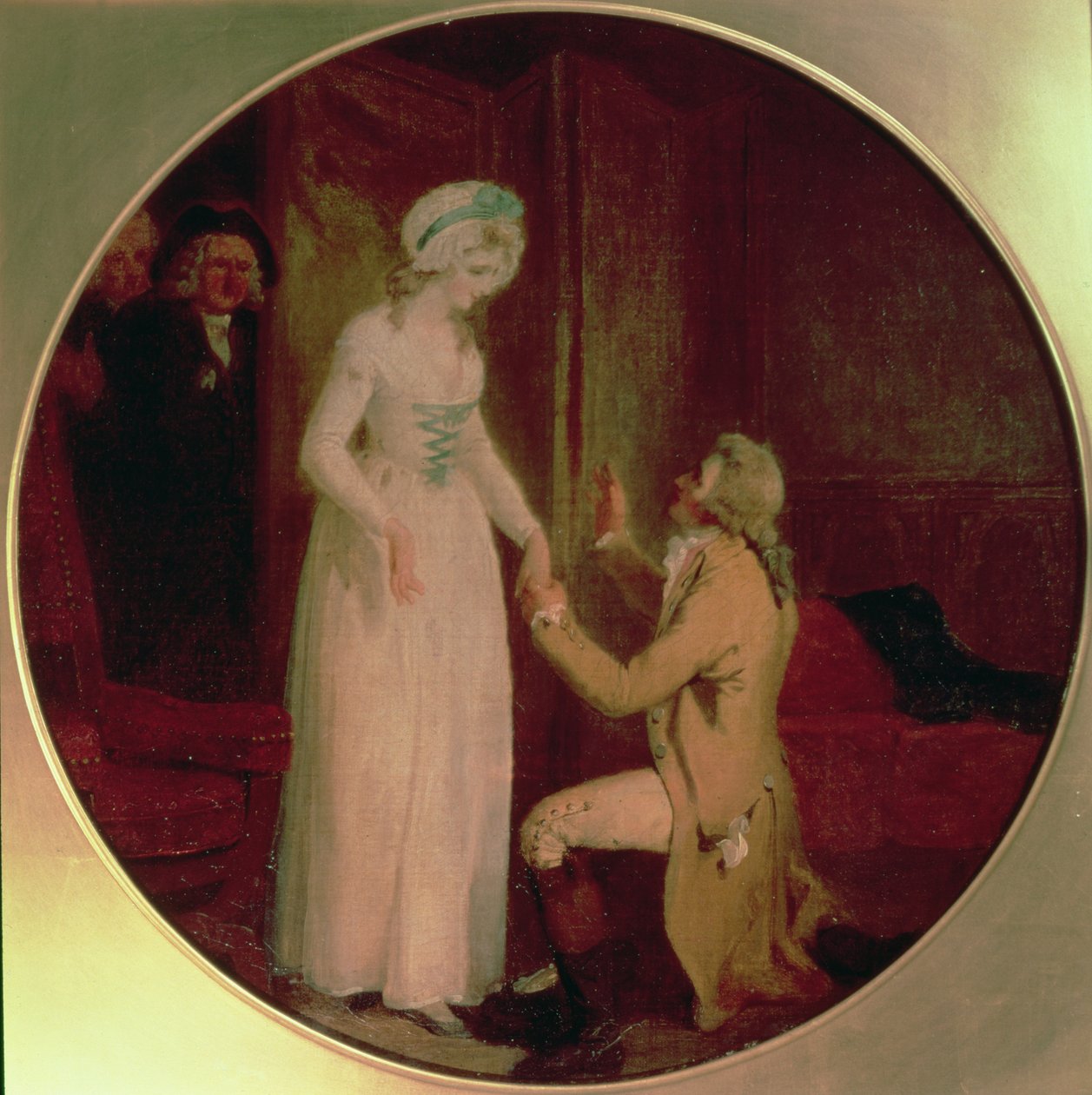 Jeune Marlow et Miss Hardcastle, scène de 