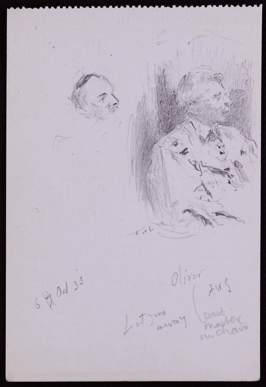 Portrait de Basil Oliver - Francis Wilfred Lawson