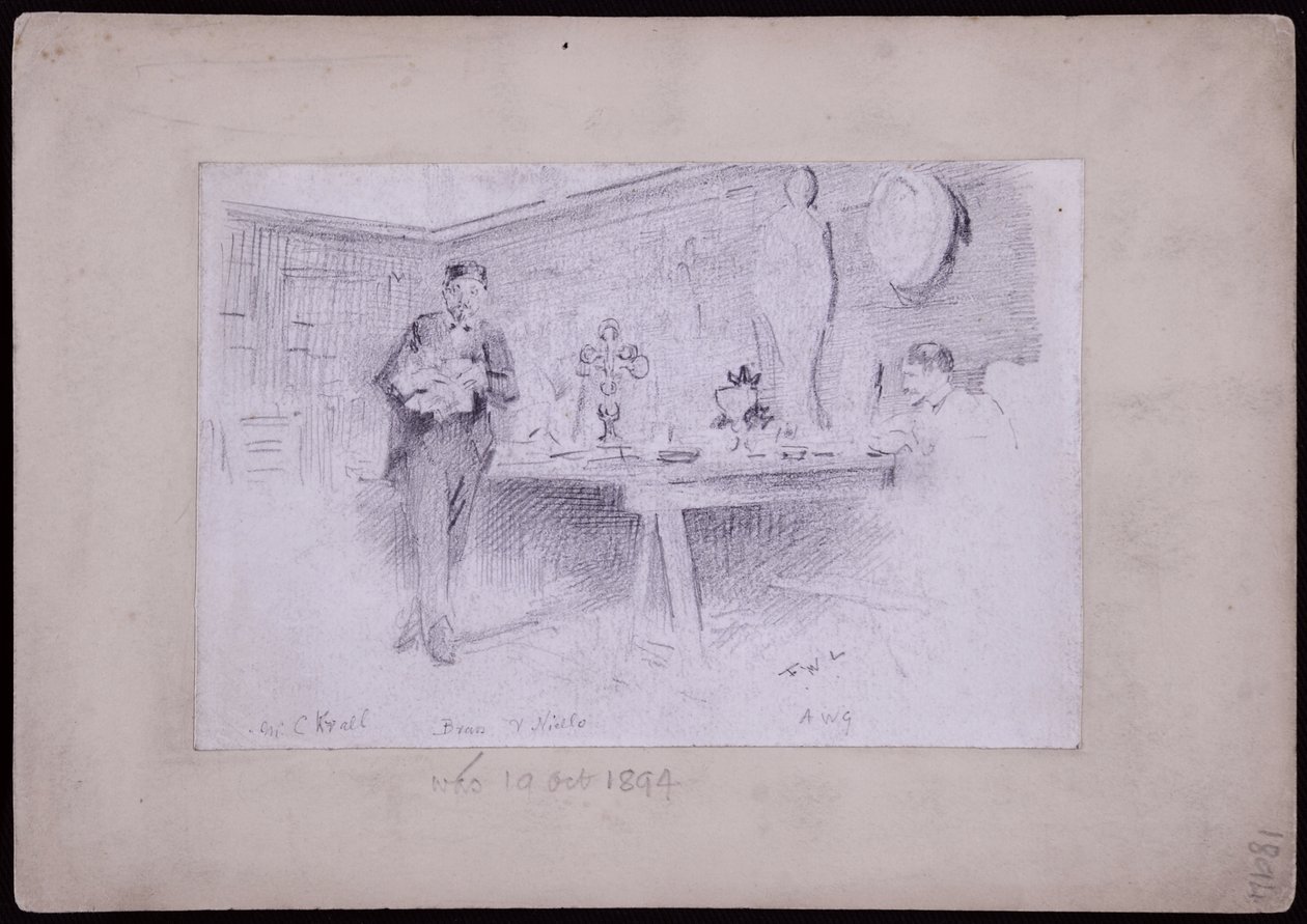 Portrait de Karl Krall - Francis Wilfred Lawson