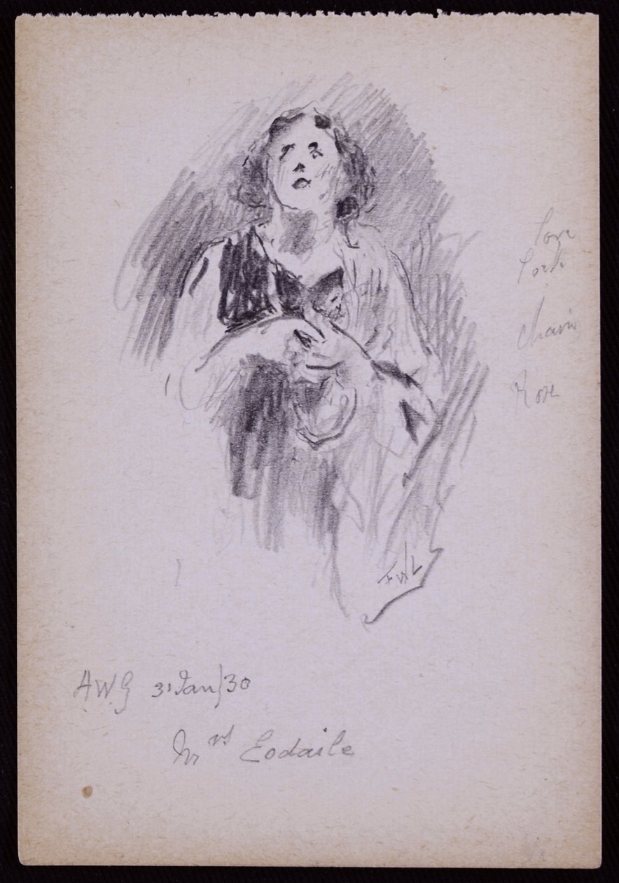 Portrait de Mme Arundel Esdaile - Francis Wilfred Lawson