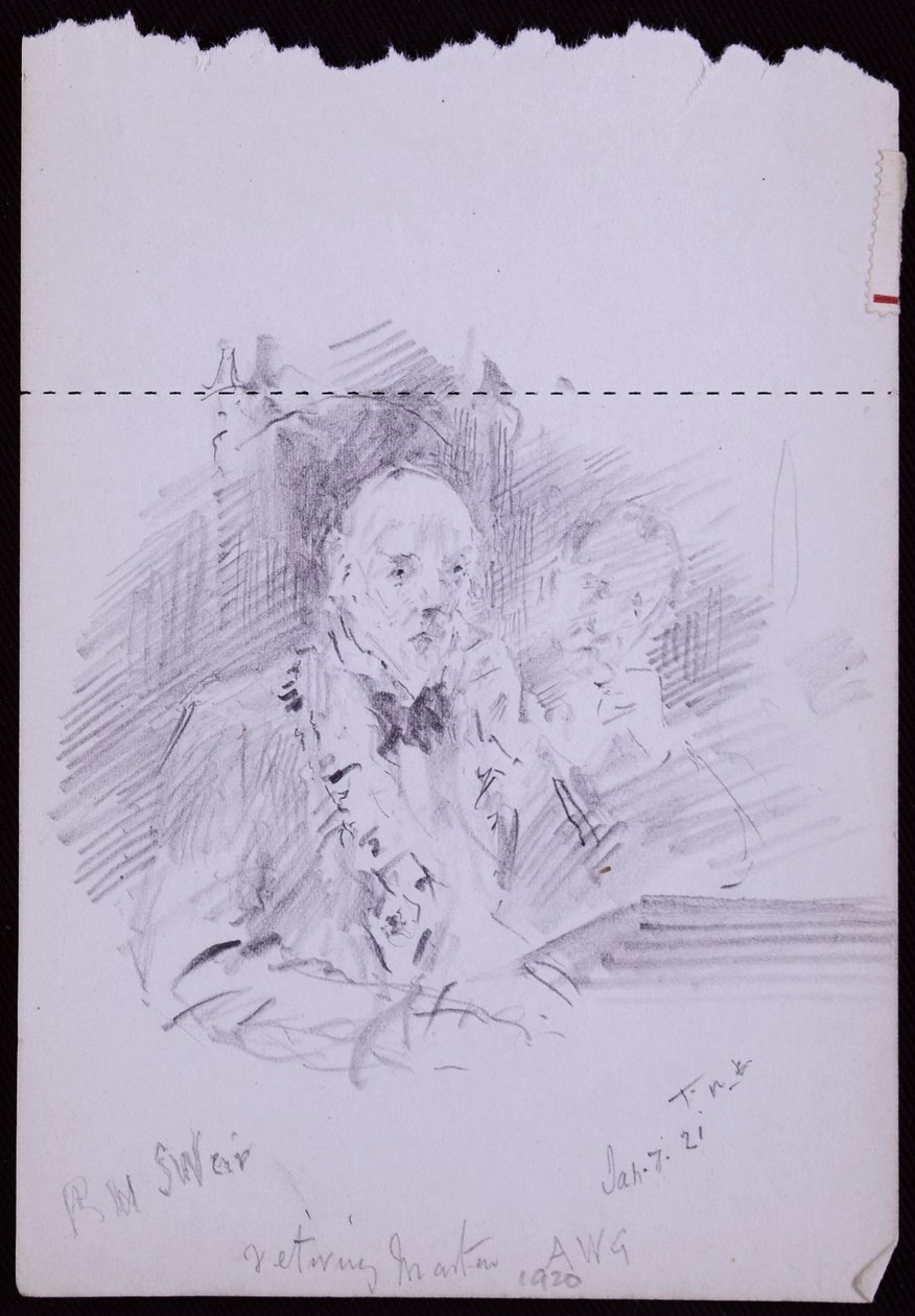 Portrait de RW Schultz Weir - Francis Wilfred Lawson