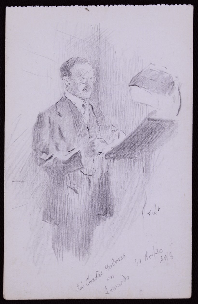 Portrait de Sir Charles Holmes - Francis Wilfred Lawson