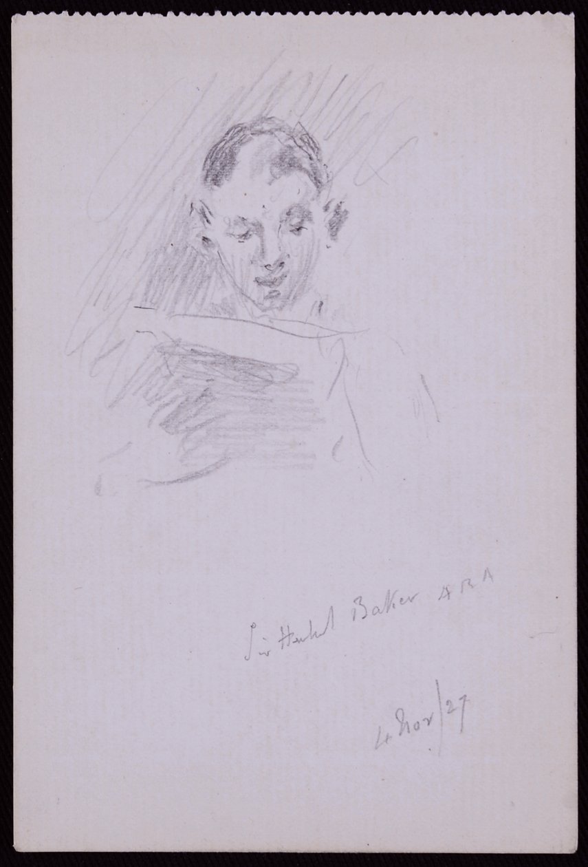 Portrait de Sir Herbert ARA Baker - Francis Wilfred Lawson