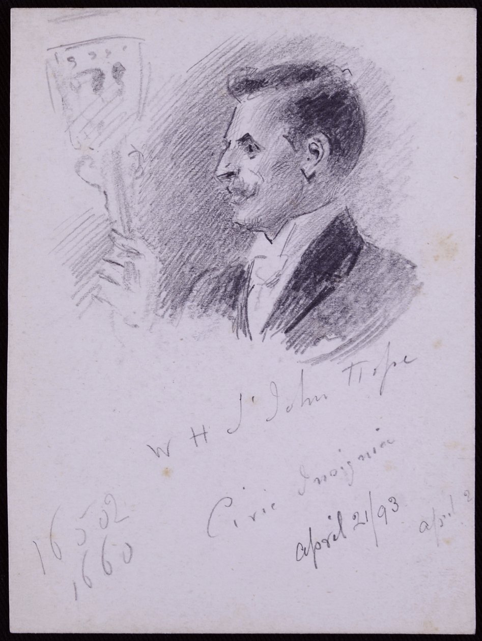 Portrait de WH St John Hope - Francis Wilfred Lawson