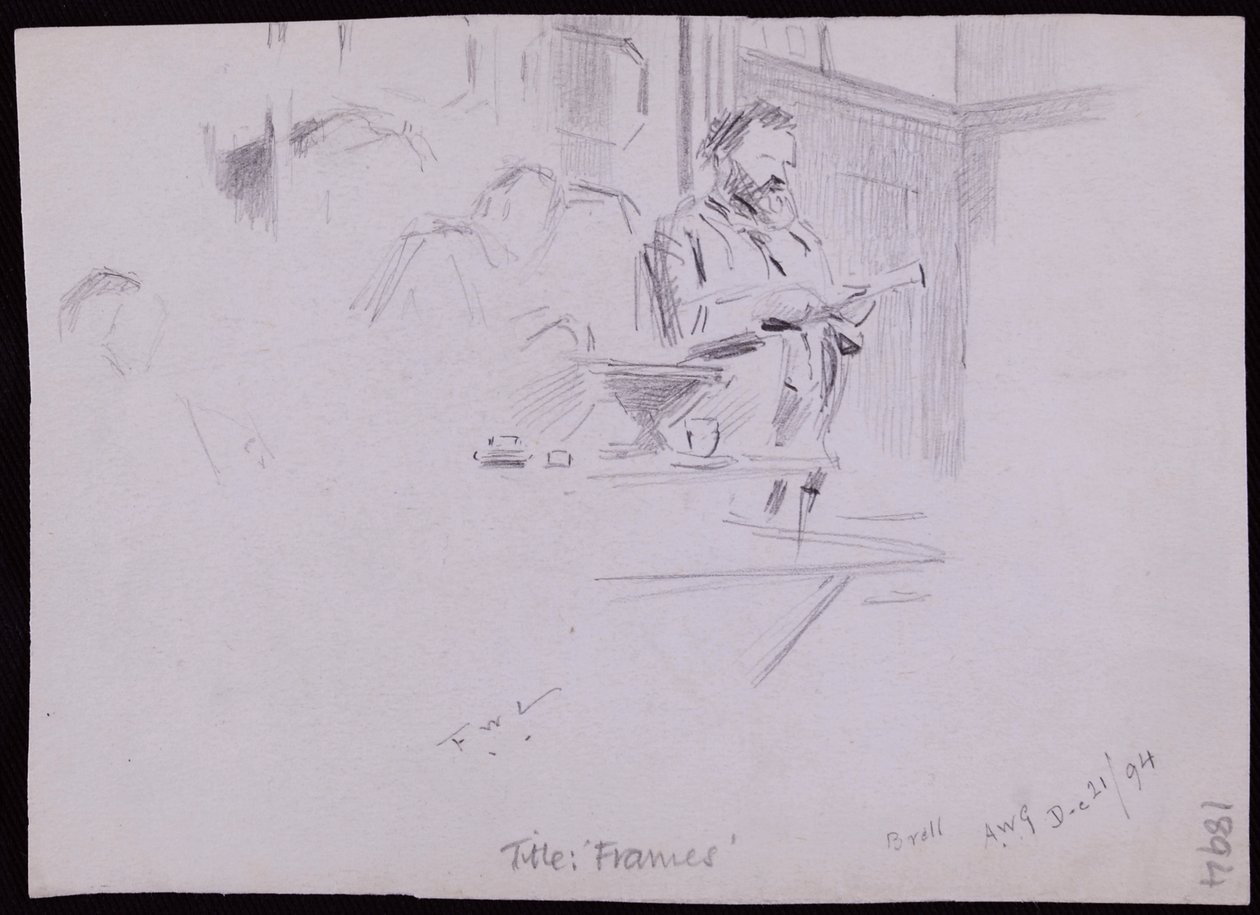Portrait de William Morris - Francis Wilfred Lawson