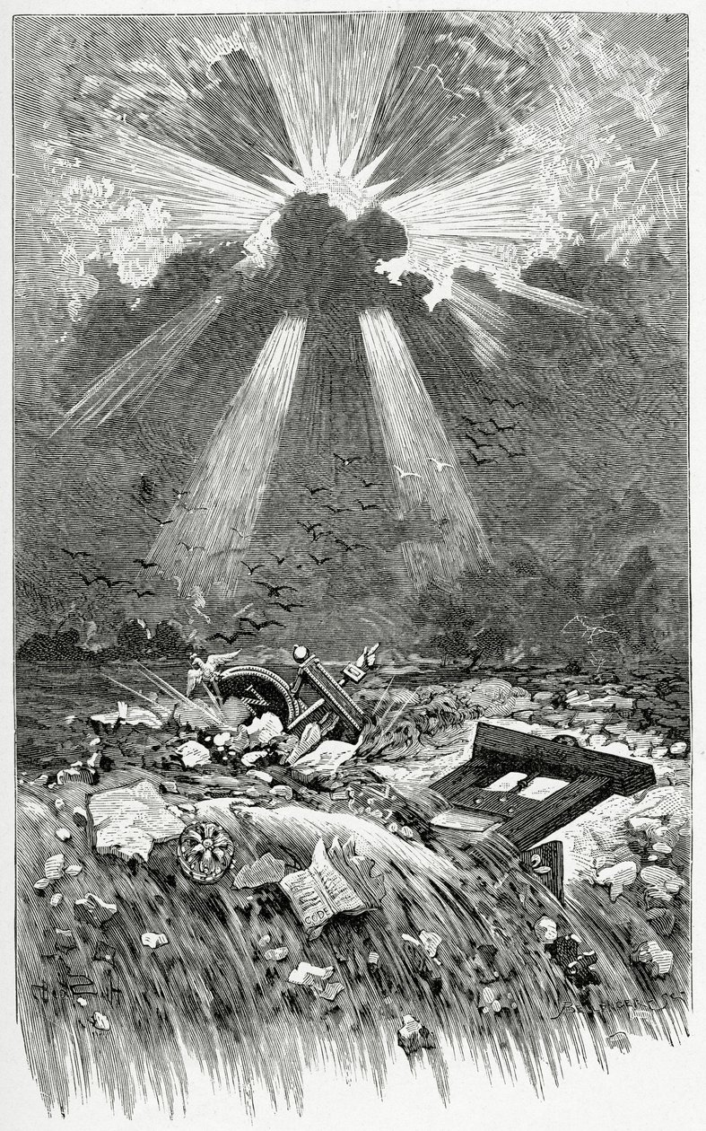 La Débâcle - illustration de Napoléon le Petit, 19ème siècle - Francis and Scott, Henry Fowke
