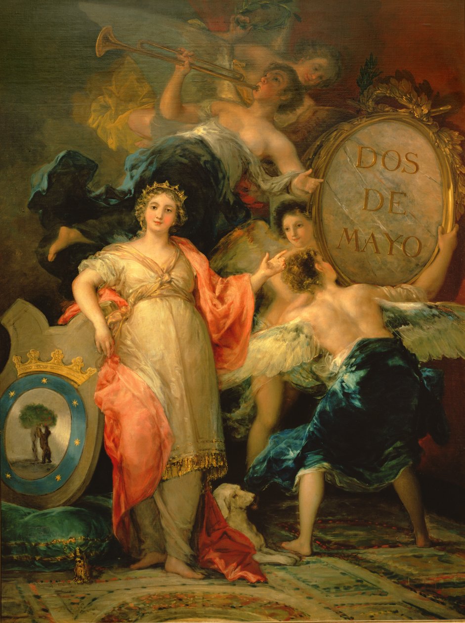 Allégorie de la ville de Madrid - Francisco de Goya