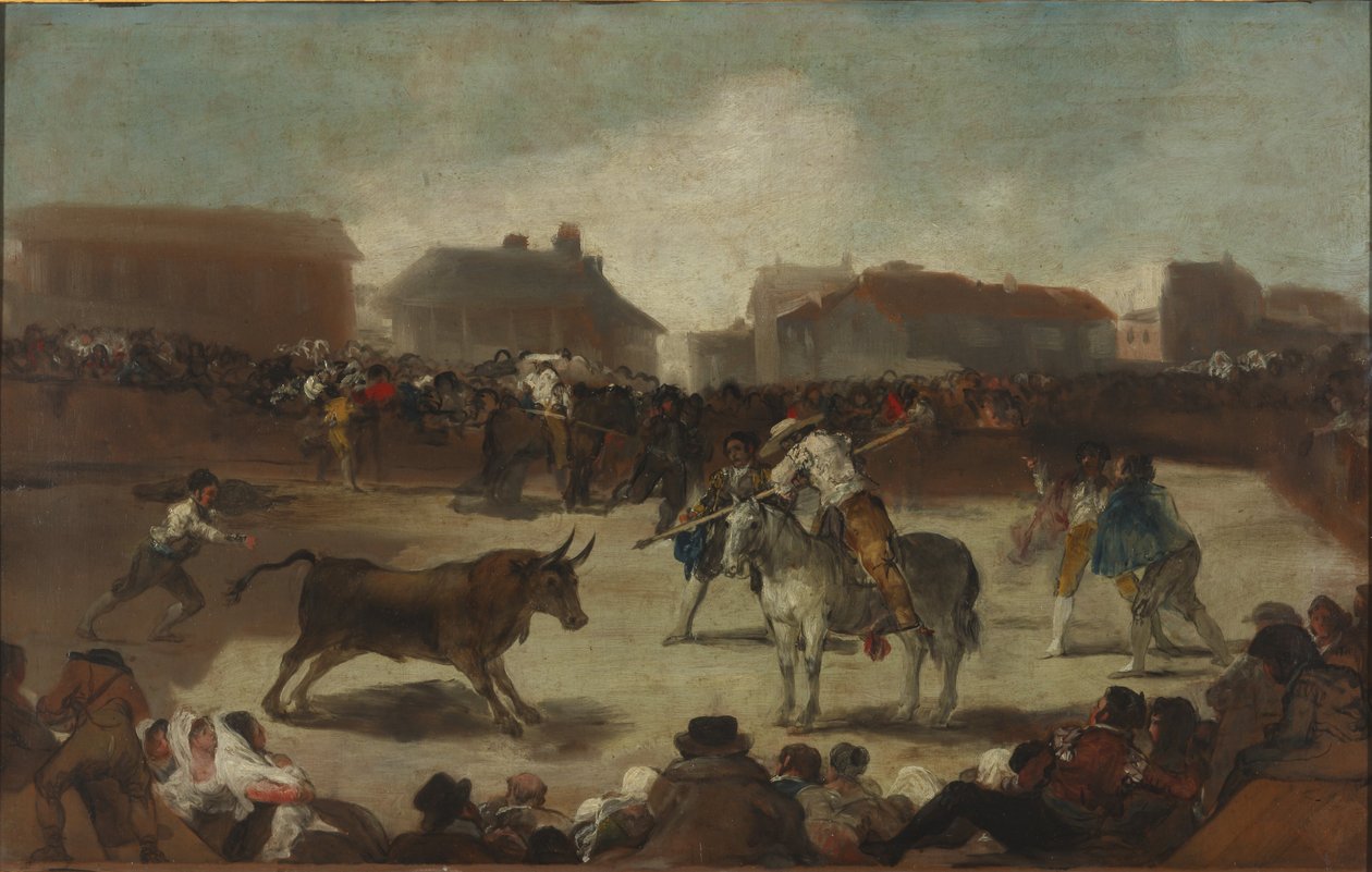 Corrida de toros dans un village - Francisco de Goya