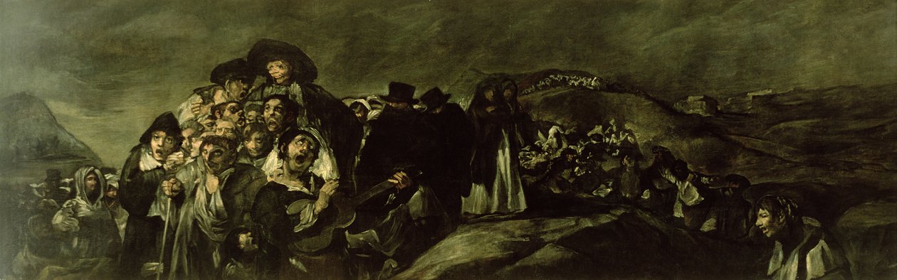 Pèlerinage à la fontaine de San Isidro, vers 18213 - Francisco de Goya