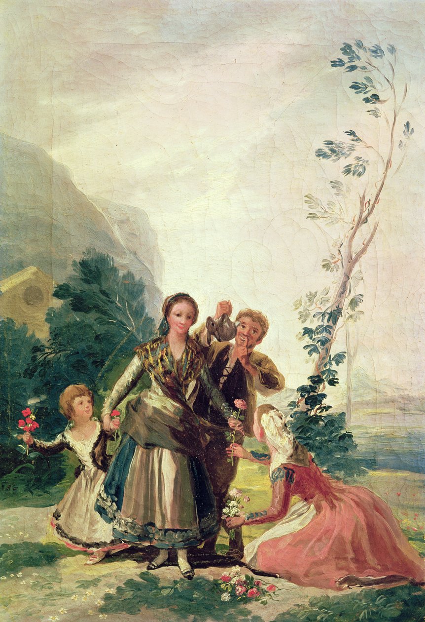 Le printemps ou la vendeuse de fleurs, 1786 - Francisco de Goya