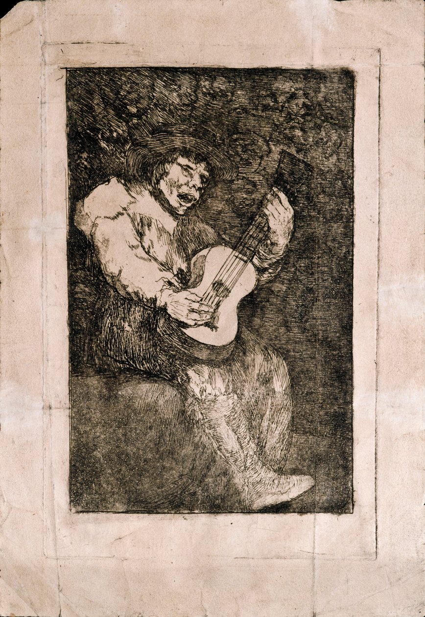 Le chanteur aveugle - Francisco de Goya