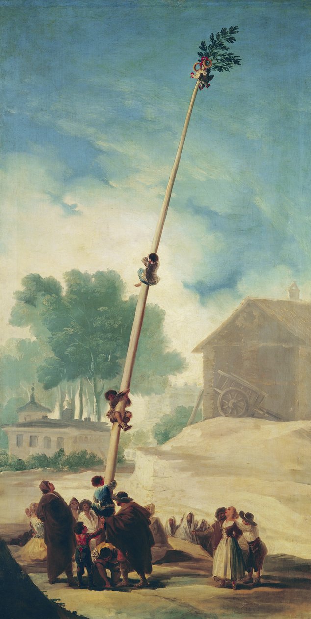 Le mât de cocagne, 1787 - Francisco de Goya
