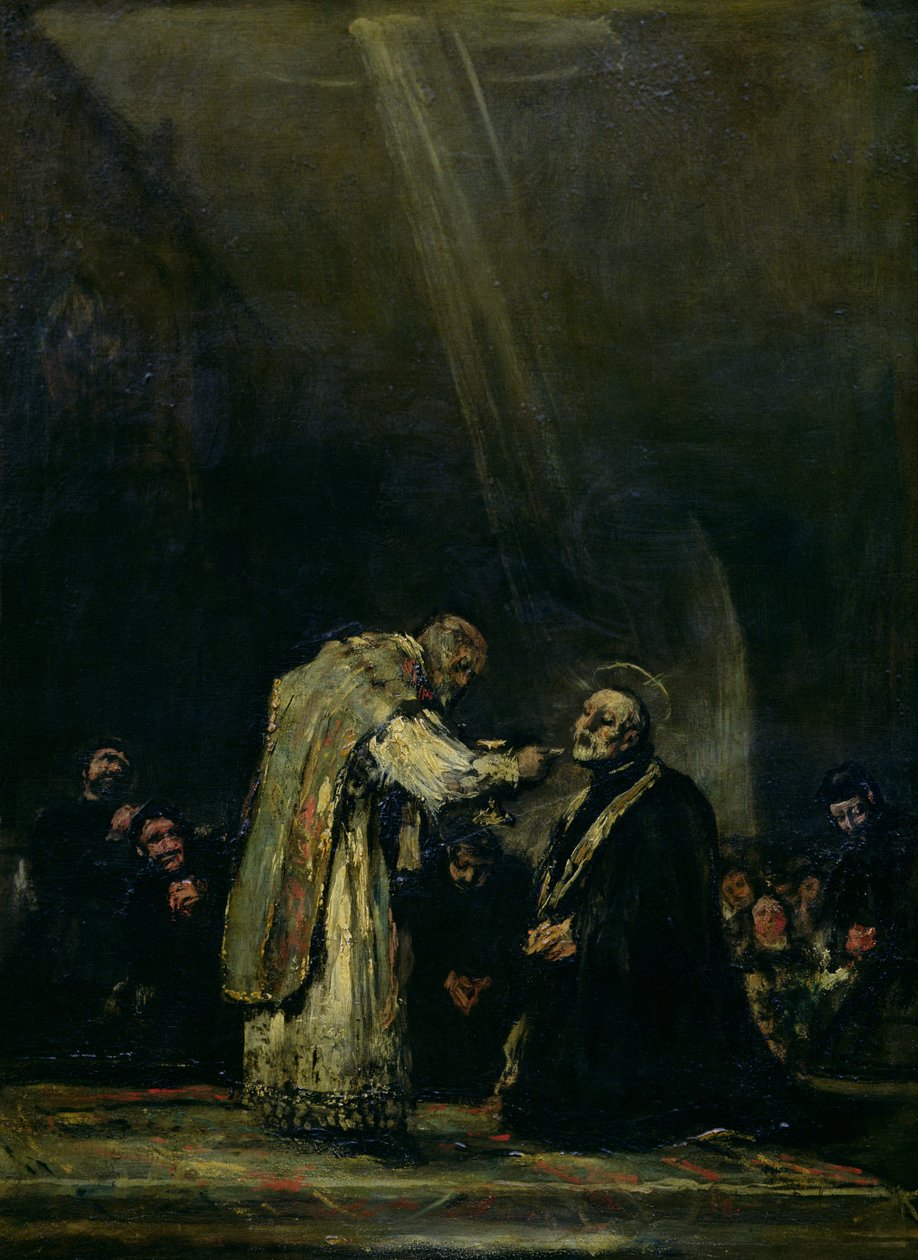 La dernière communion de Saint Joseph Calasanz (1556-1648) vers 1819 - Francisco de Goya