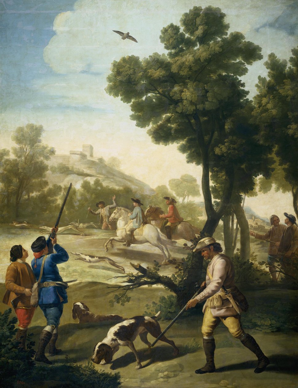 La chasse aux cailles - Francisco de Goya