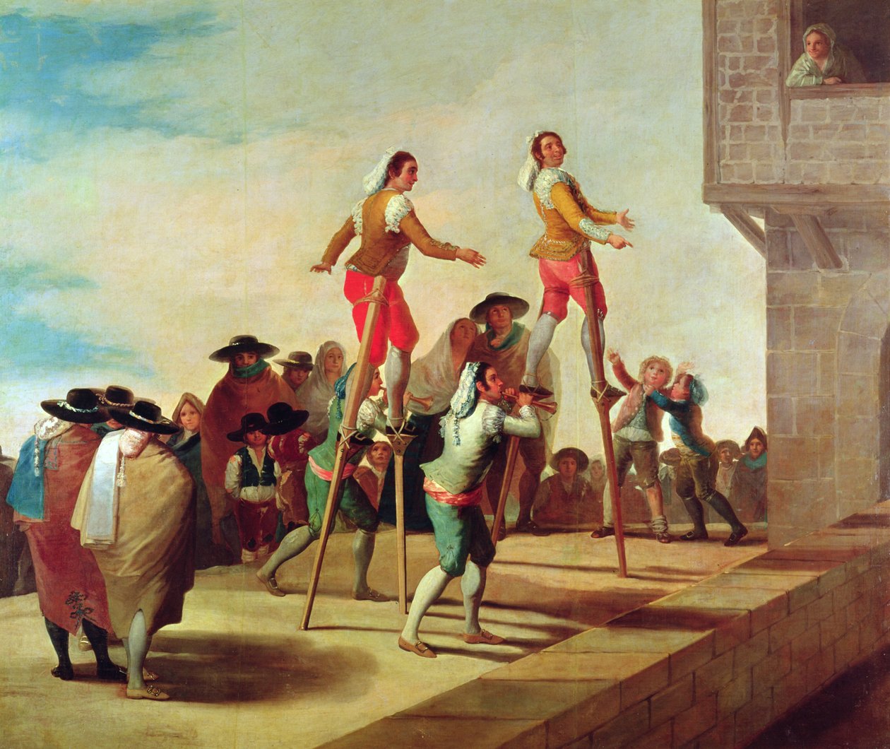 Les échasses, c.1791-92 - Francisco de Goya