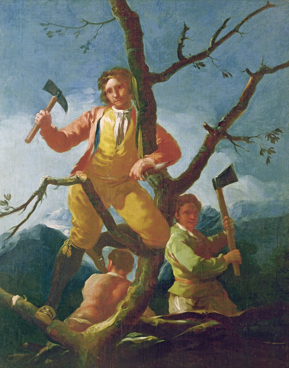 Les bûcherons, 1779 - Francisco de Goya