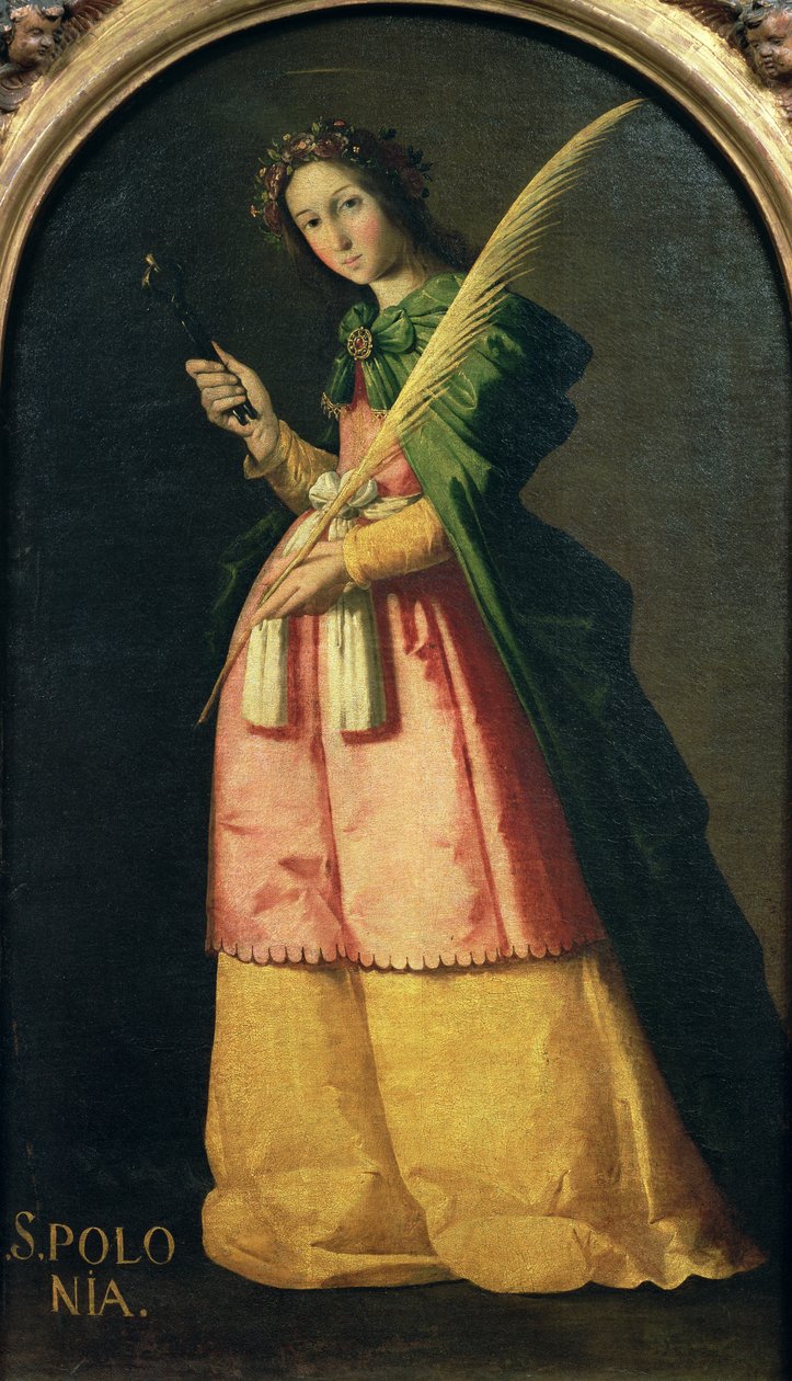 Sainte Apollonie, vers 1636 - Francisco de Zurbaran