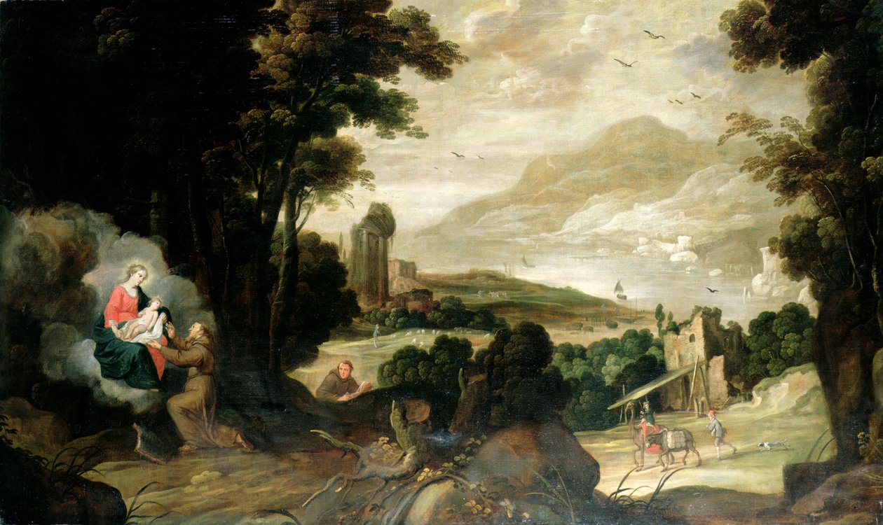 La vision de Saint Antoine de Padoue - Francisco Collantes