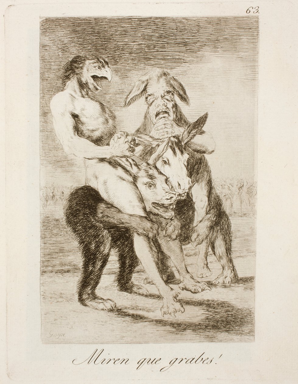 Capricho No. 63 - Francisco de Goya