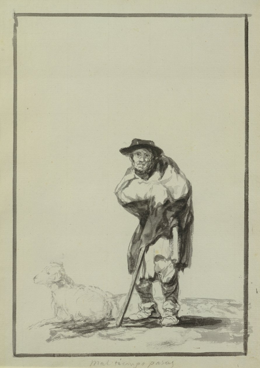 Mal tiempo pasas - Francisco de Goya
