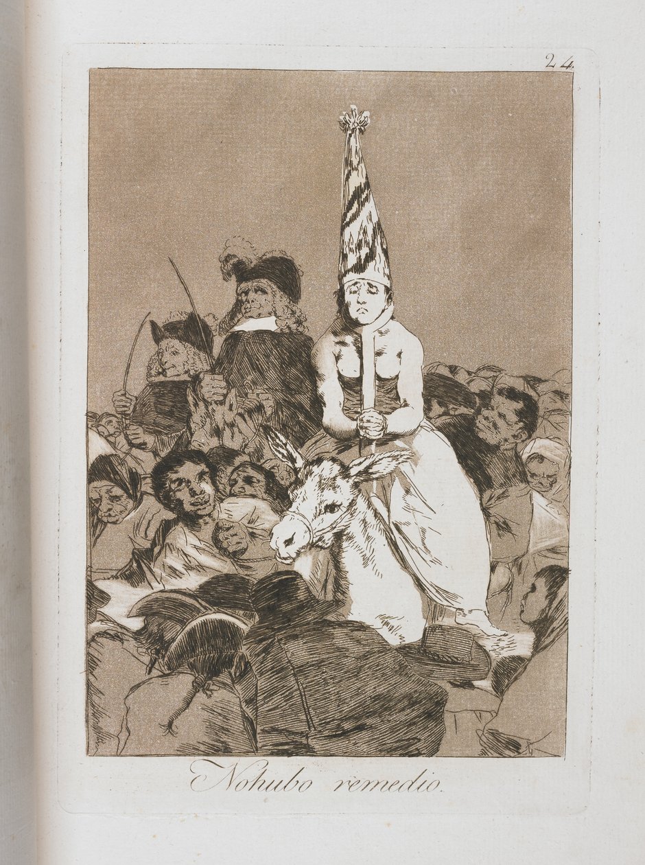 Planche de Los Caprichos, 1797-1798 - Francisco de Goya