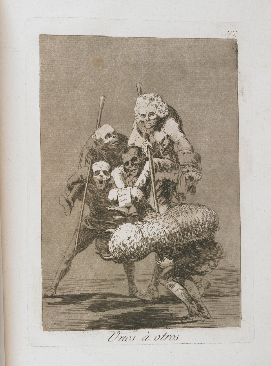 Planche de Los Caprichos, 1797-1798 - Francisco de Goya