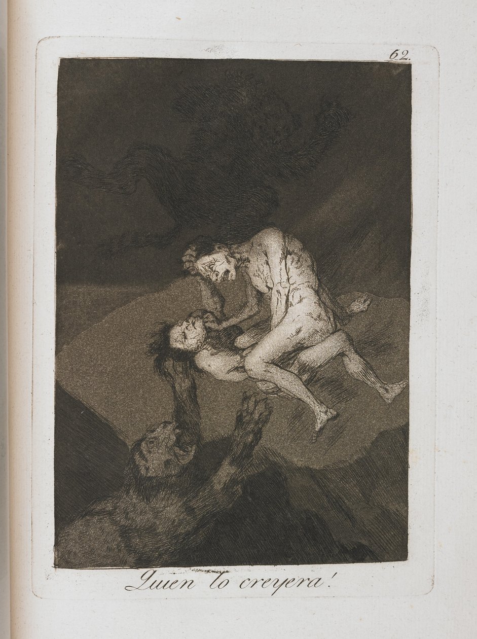 Planche de Los Caprichos, 1797-1798 - Francisco de Goya