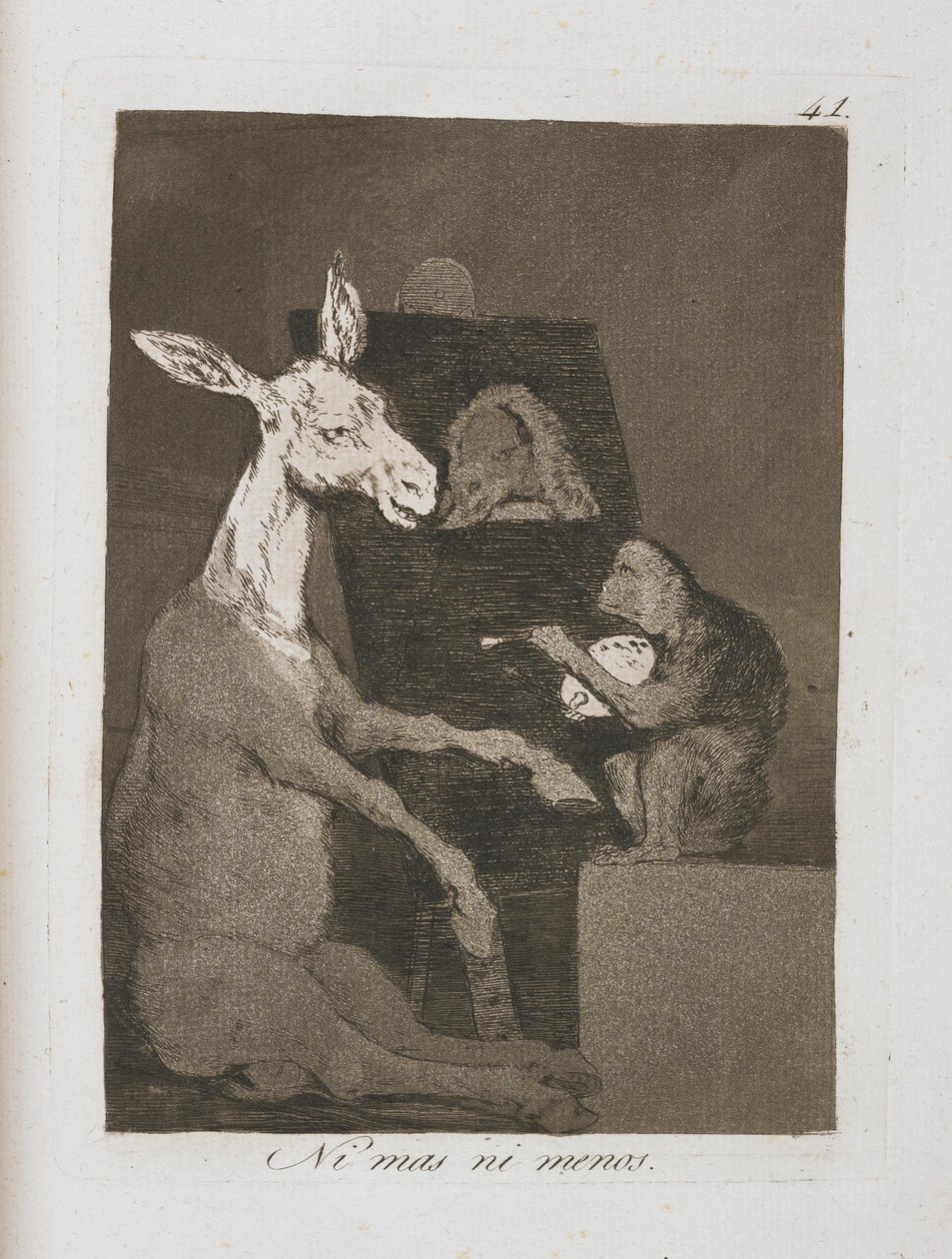 Planche de Los Caprichos, 1797-1798 - Francisco de Goya