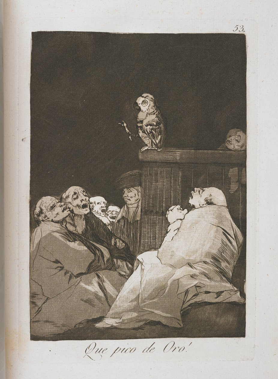 Planche de Los Caprichos, 1797-1798 - Francisco de Goya