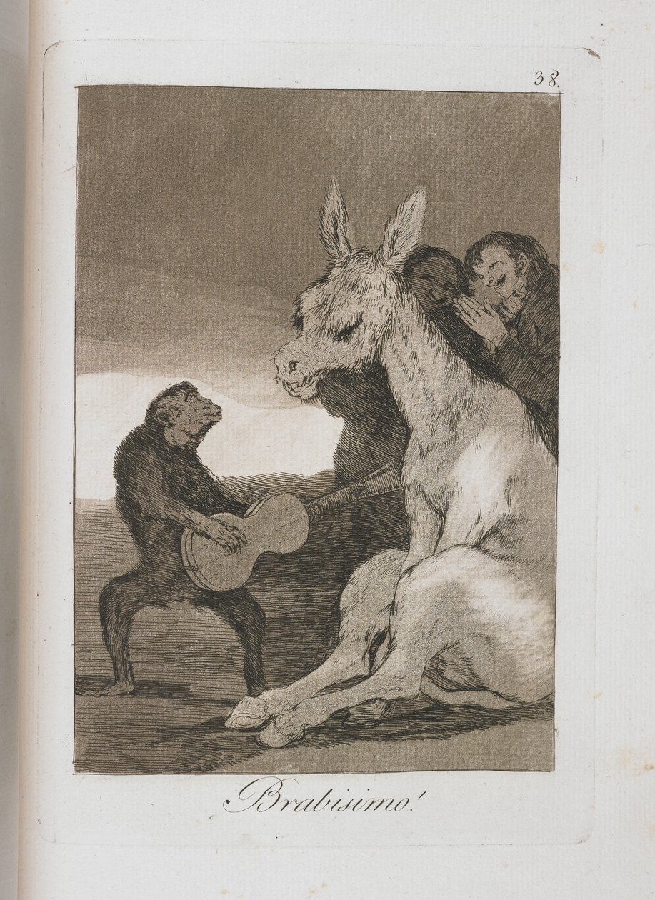 Planche de Los Caprichos, 1797-1798 - Francisco de Goya