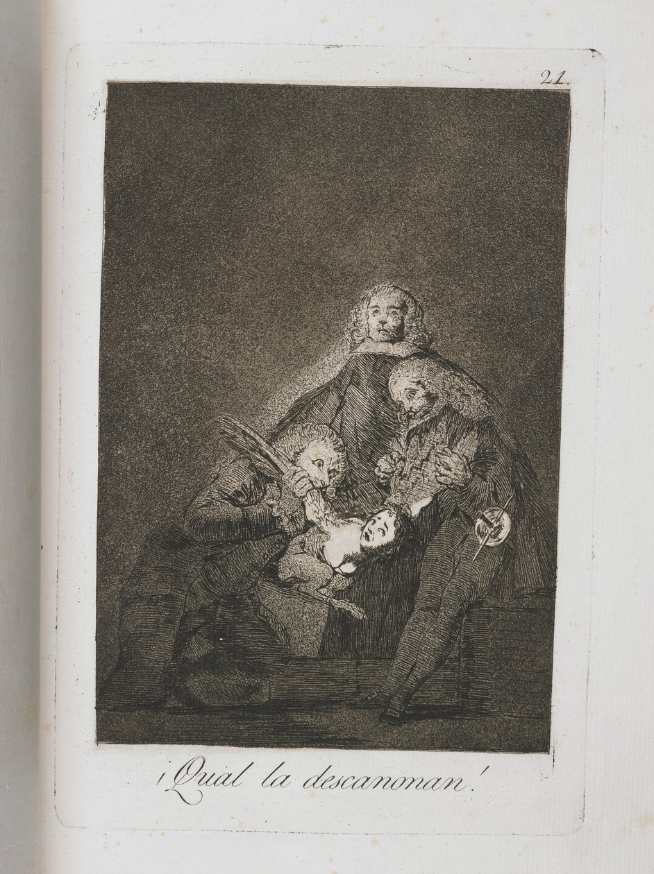 Planche de Los Caprichos, 1797-1798 - Francisco de Goya