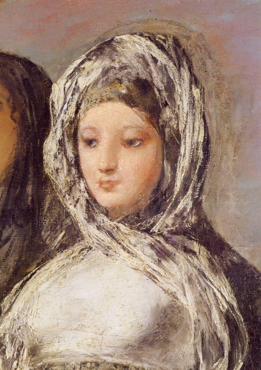 La Lettre ou Les Jeunes Filles (détail) - Francisco de Goya