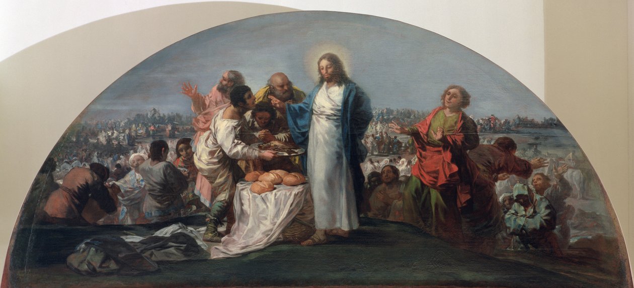 La multiplication des pains et des poissons, 1795-96 - Francisco de Goya